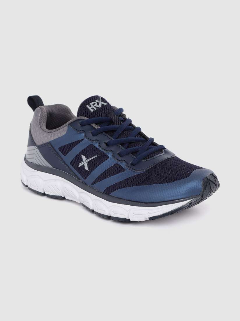 Buy HRX by Hrithik Roshan Men Navy Grey Woven Design Road Running Shoes Sports Shoes for Men 13734580 Myntra