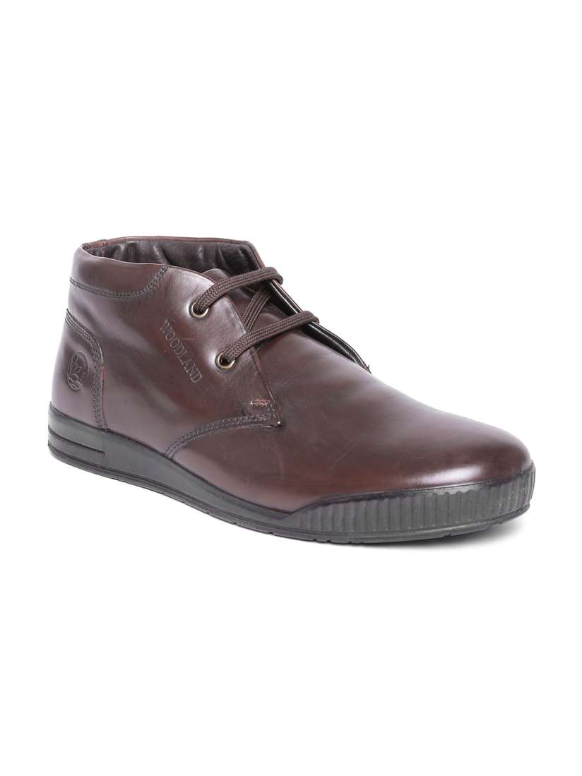 Dark brown casual shoes store