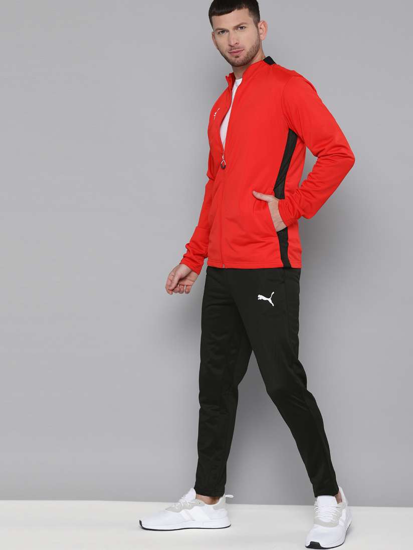 Buy Puma Men Red Black Solid PLAY Football Track Suit Tracksuits for Men 13736962 Myntra