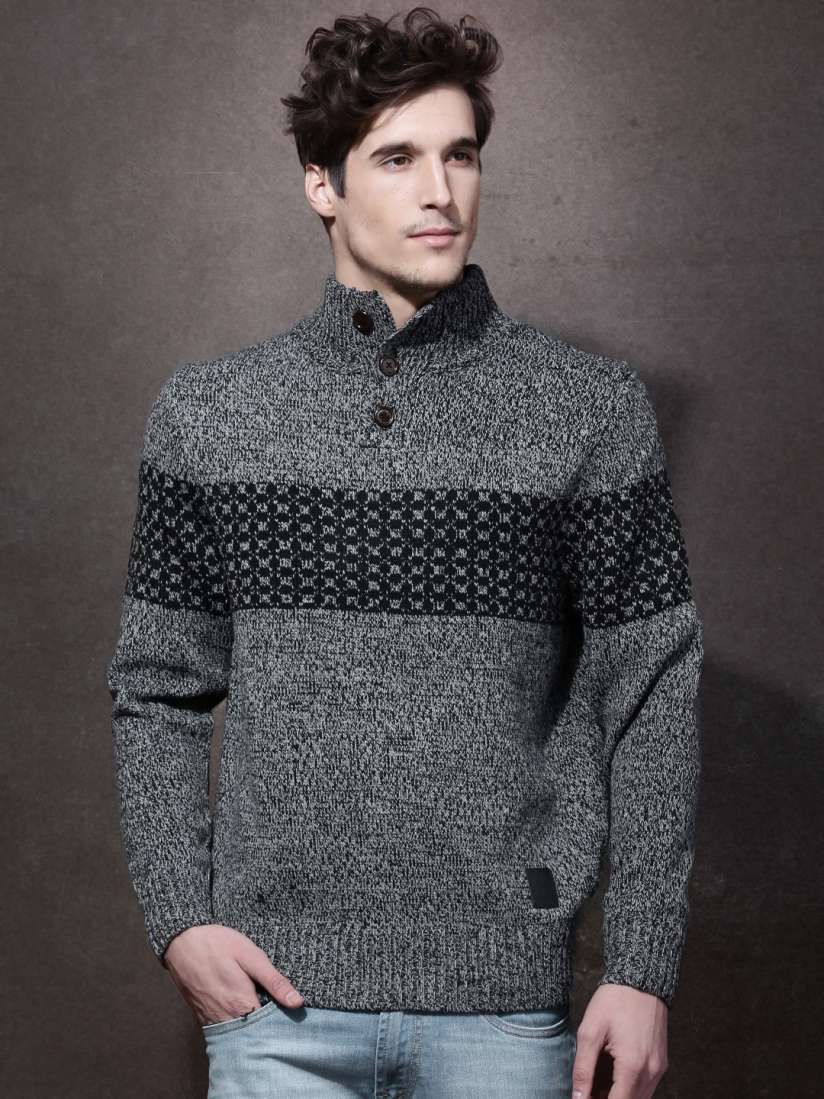 Myntra sweaters for mens clearance