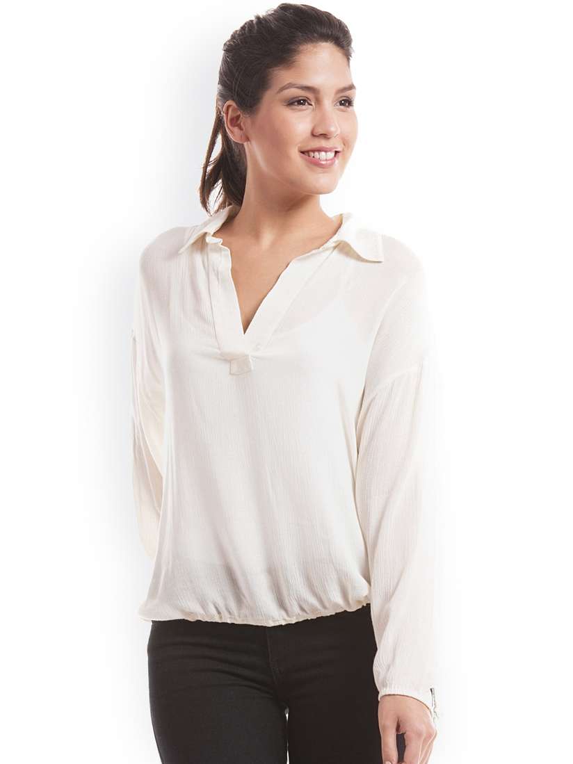 sheer top myntra