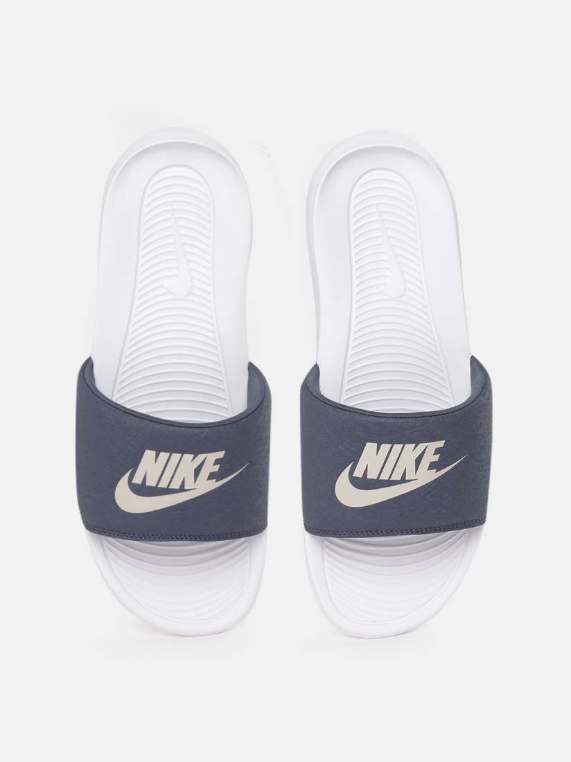 Navy blue nike slides 2025