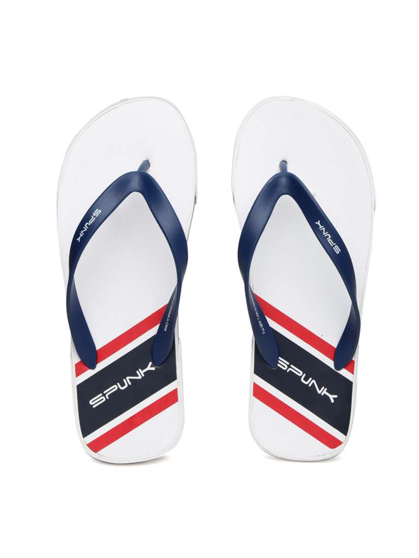 Buy Spunk Men Navy White Flip Flops Flip Flops for Men 1380045 Myntra