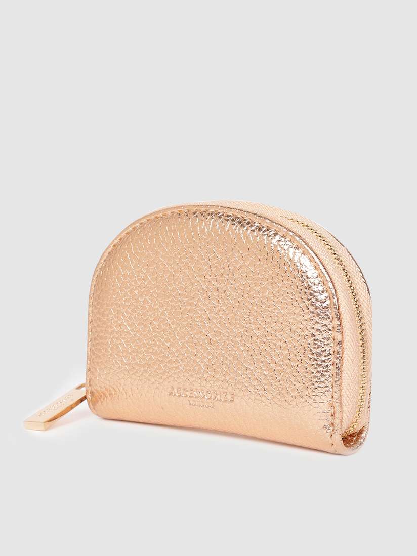 Accessorize Women's Coin Pouch Accessorize Women Rose Gold