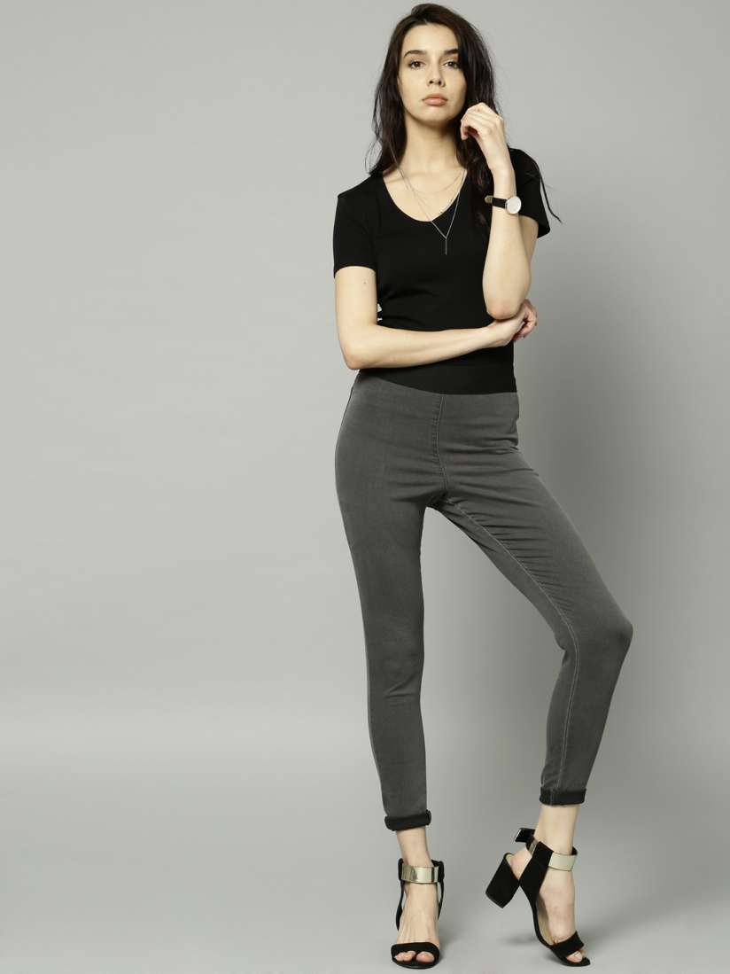 marks and spencer grey jeggings