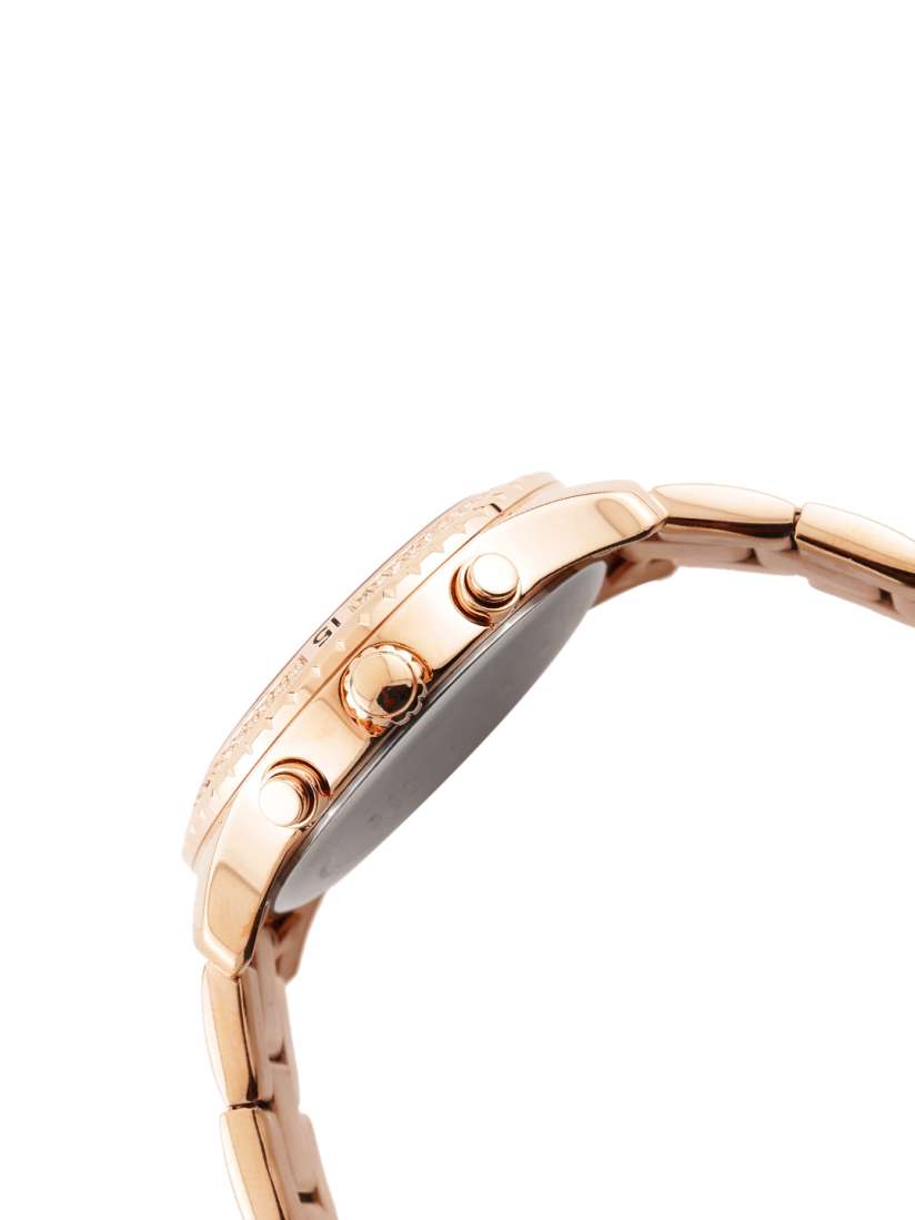 Buy GUESS Women Pink Rose Gold Toned Shimmer Dial Watch W0774L3 Watches for Women 1381119 Myntra