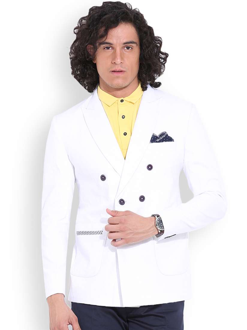 White structured blazer clearance