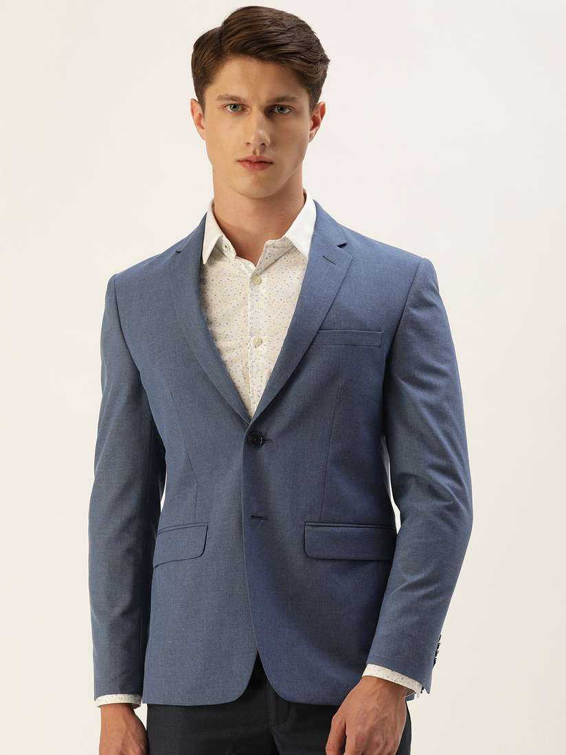 Formal Blazers Peter England Neo Slim Fit Blazer Buy Men Black