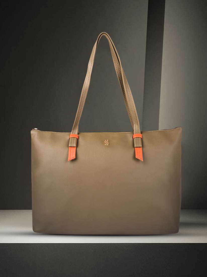 Buy Baggit Olive Green Solid Shoulder Laptop Bag Handbags for Women 13828586 Myntra