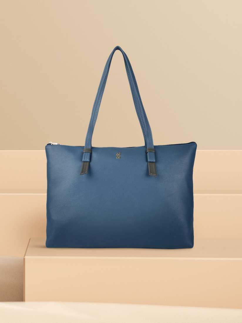 Buy Baggit Women Blue Solid Laptop Shoulder Bag Handbags for Women 13828724 Myntra
