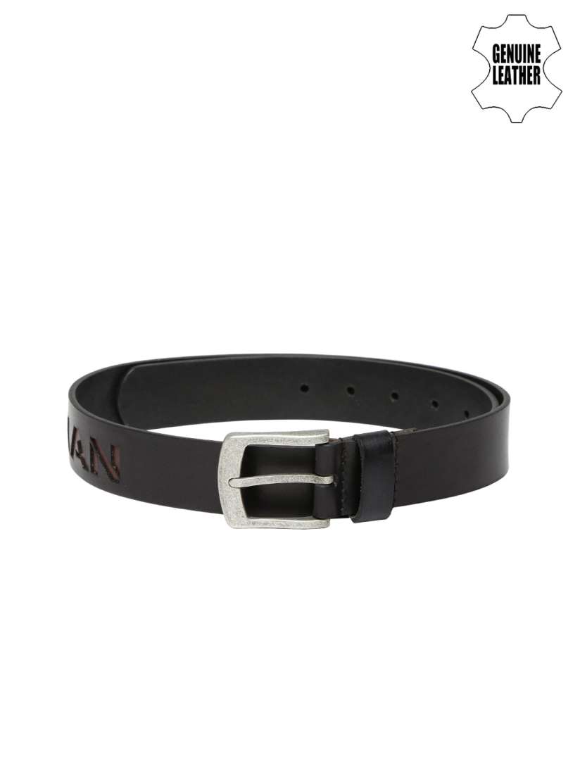 Buy Being Human Clothing Men Black Genuine Leather Belt Belts for Men 1383851 Myntra