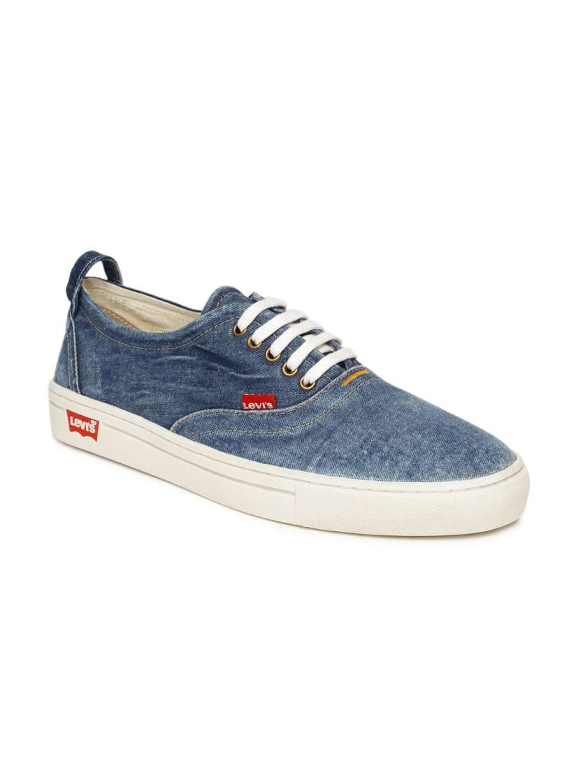 Buy Levi s Men Blue Denim Sneakers Casual Shoes for Men 1384153 Myntra