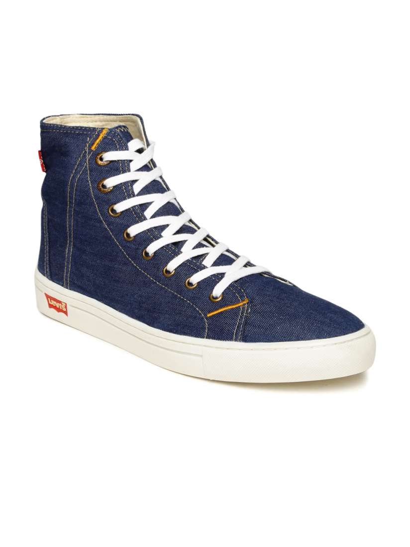 Levis blue denim shoes on sale