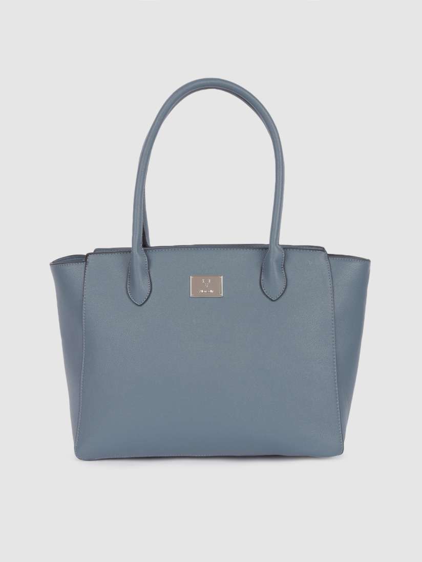 Buy Allen Solly Blue Solid Laptop Shoulder Bag Handbags for Women 13861640 Myntra