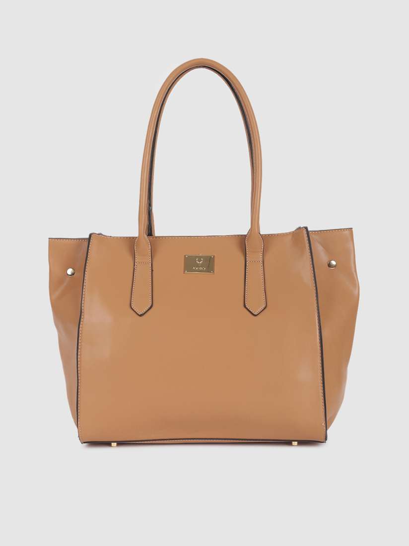 Allen solly tan solid shoulder bag 2025