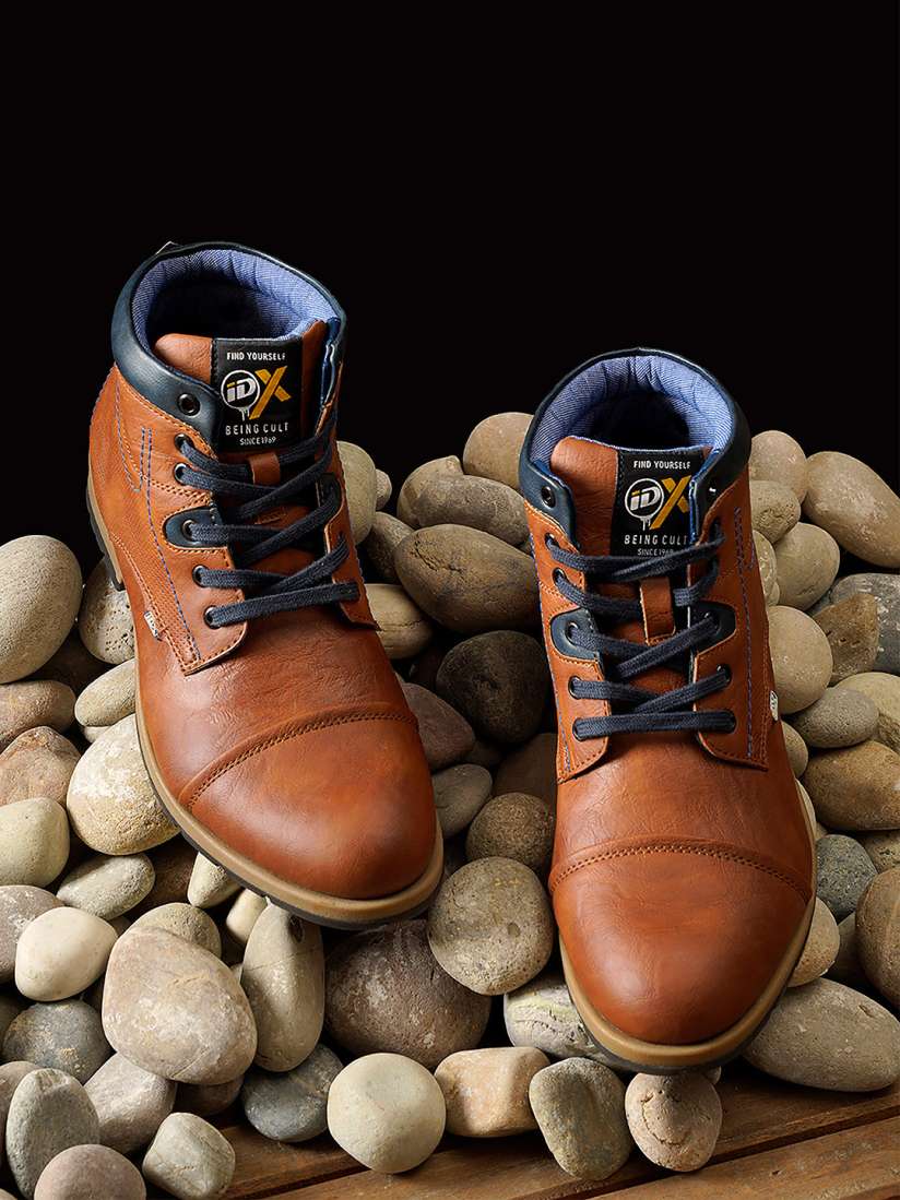 Tan casual boots top