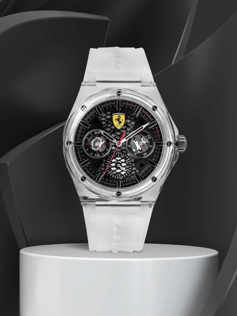 Buy SCUDERIA FERRARI Men Black Transparent Multi Function Watch 0830789 Watches for Men 13873084 Myntra
