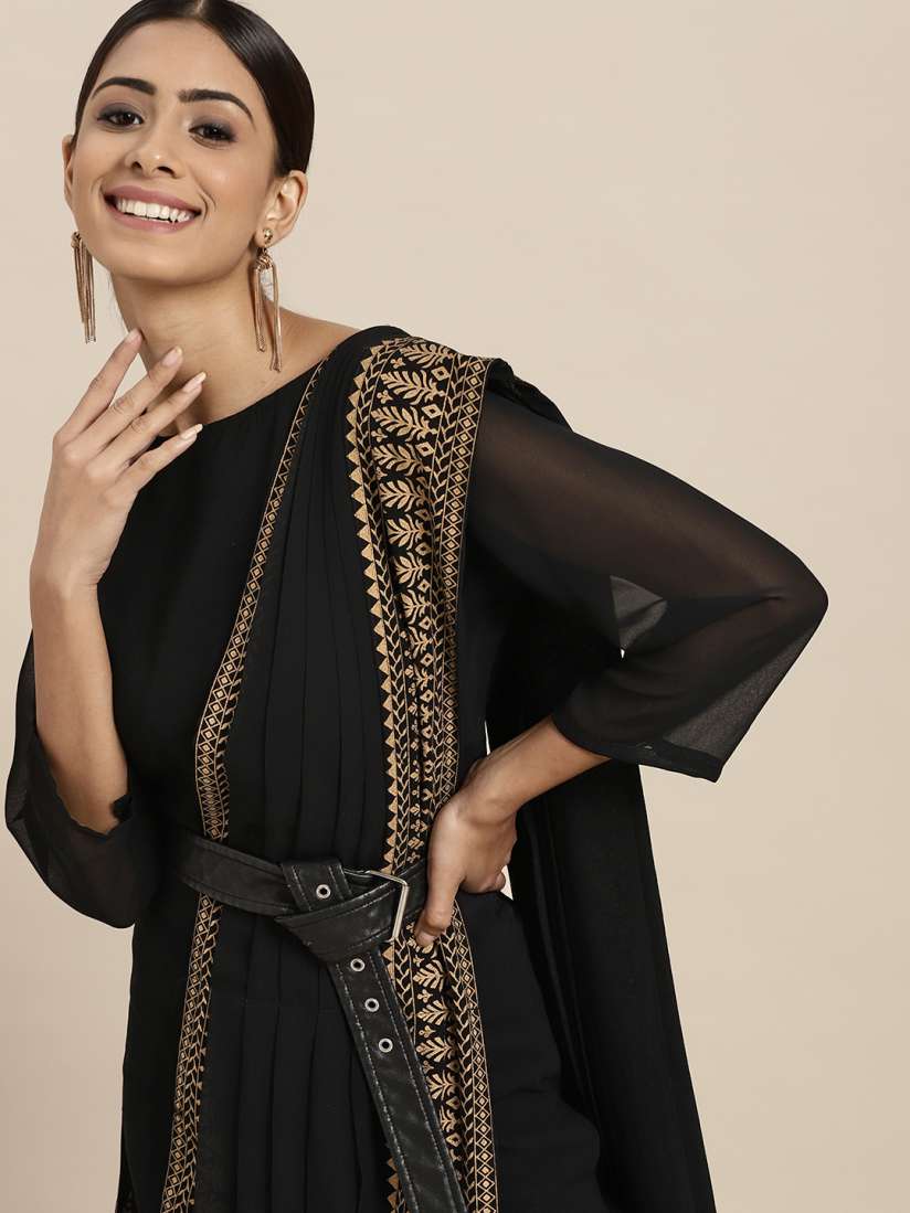 Pant saree myntra 2025