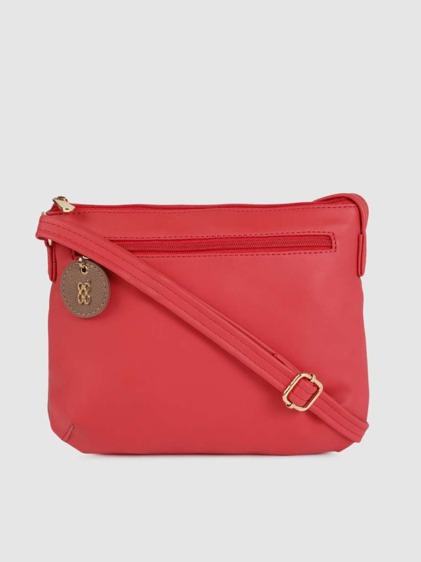 Buy Baggit Pink Brown Solid Sling Bag Handbags for Women 13892680 Myntra