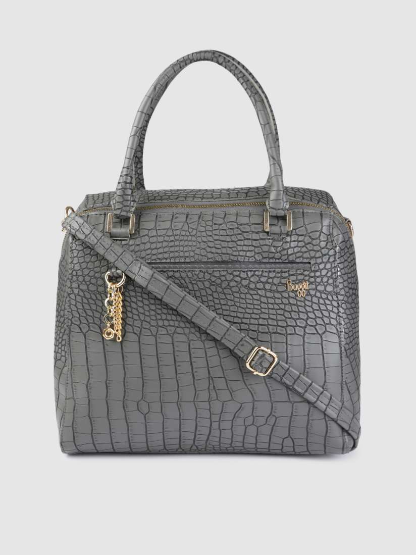 Buy Baggit Grey Textured KIMBERLY DABNEY Handheld Bag Handbags for Women 13892710 Myntra