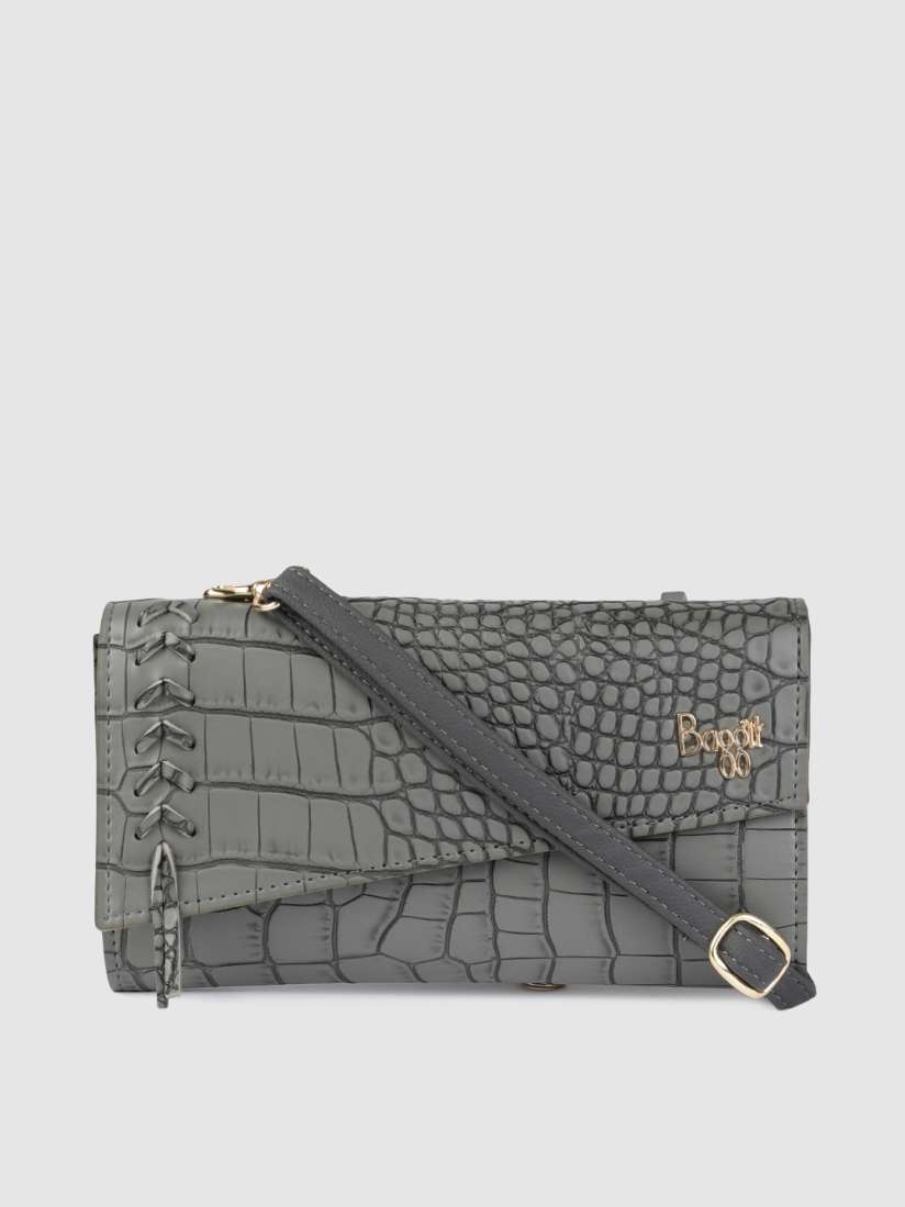 Buy Baggit Women Grey Textured KNOT DABNEY Two Fold Wallet Wallets for Women 13893868 Myntra