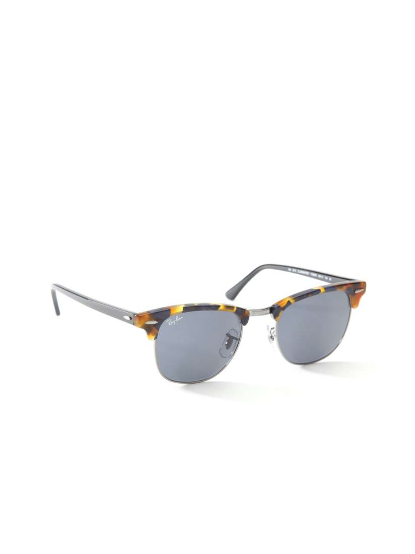 Buy Ray Ban Men Printed Clubmaster Sunglasses 0RB30161158R549 Sunglasses for Men 1389597 Myntra
