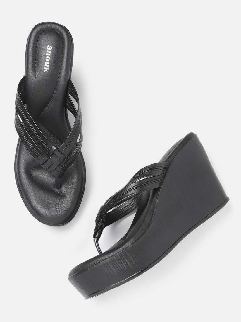 Myntra black heels sales