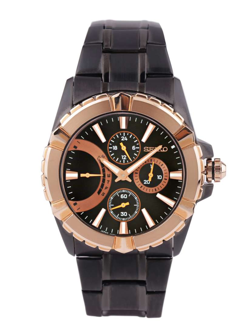 Buy SEIKO LORD Men Black Gold Plated Dial Watch SRL024J1 Watches for Men 1391455 Myntra