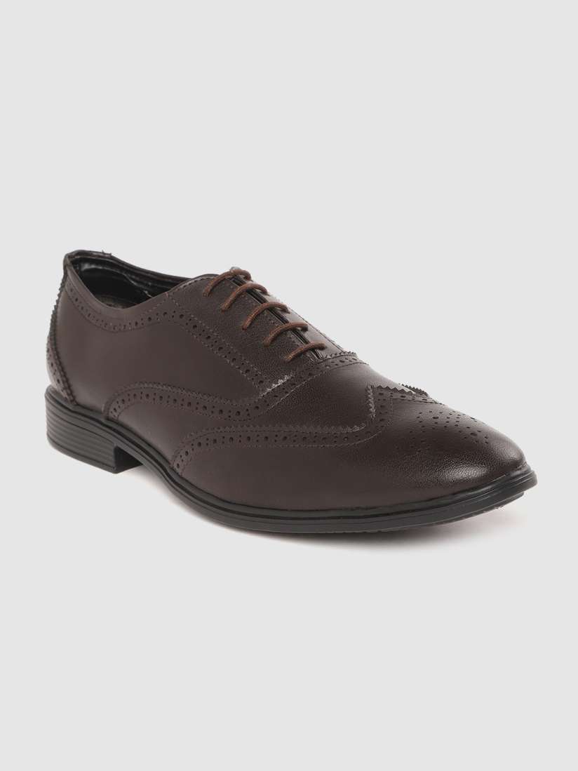 Buy BUWCH Men Coffee Brown Lightweight Formal Brogues Formal Shoes for Men 13915060 Myntra