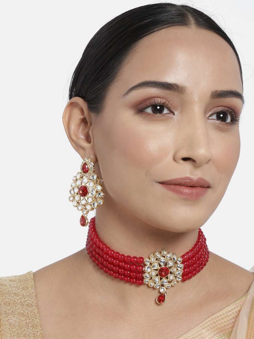 Choker set myntra discount