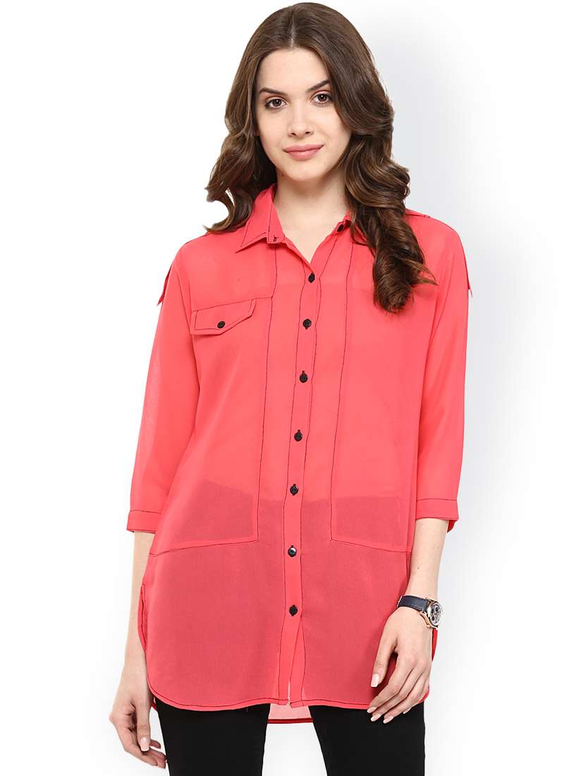 button up polyester shirts