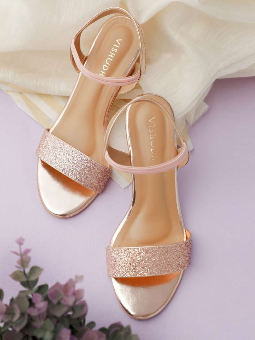 Rose gold girls heels sales