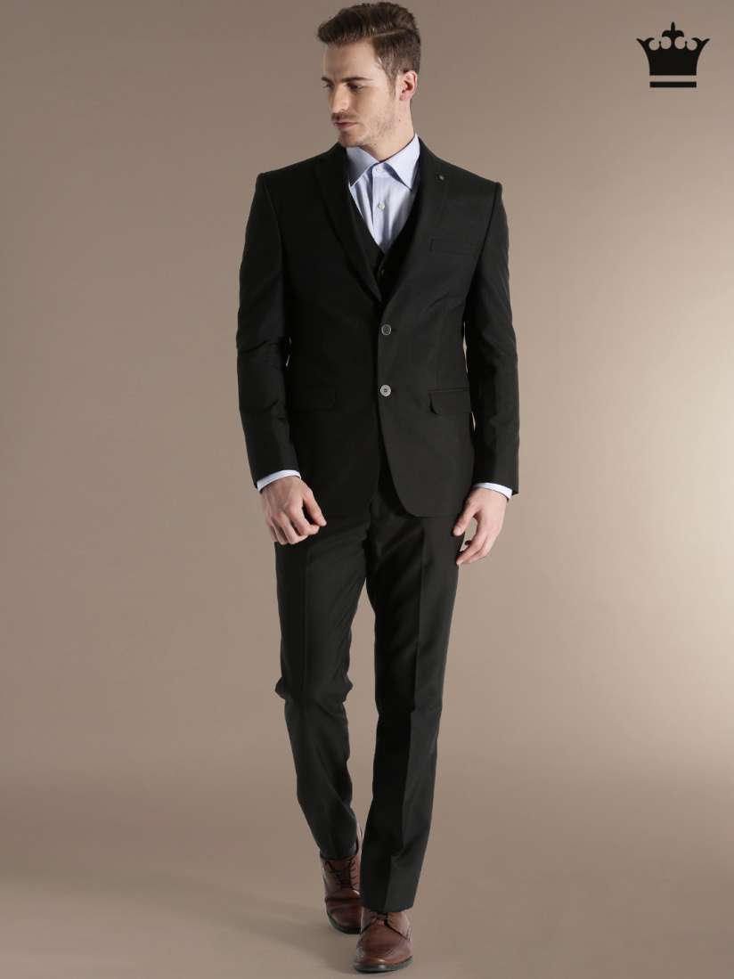 Louis philippe black suit online