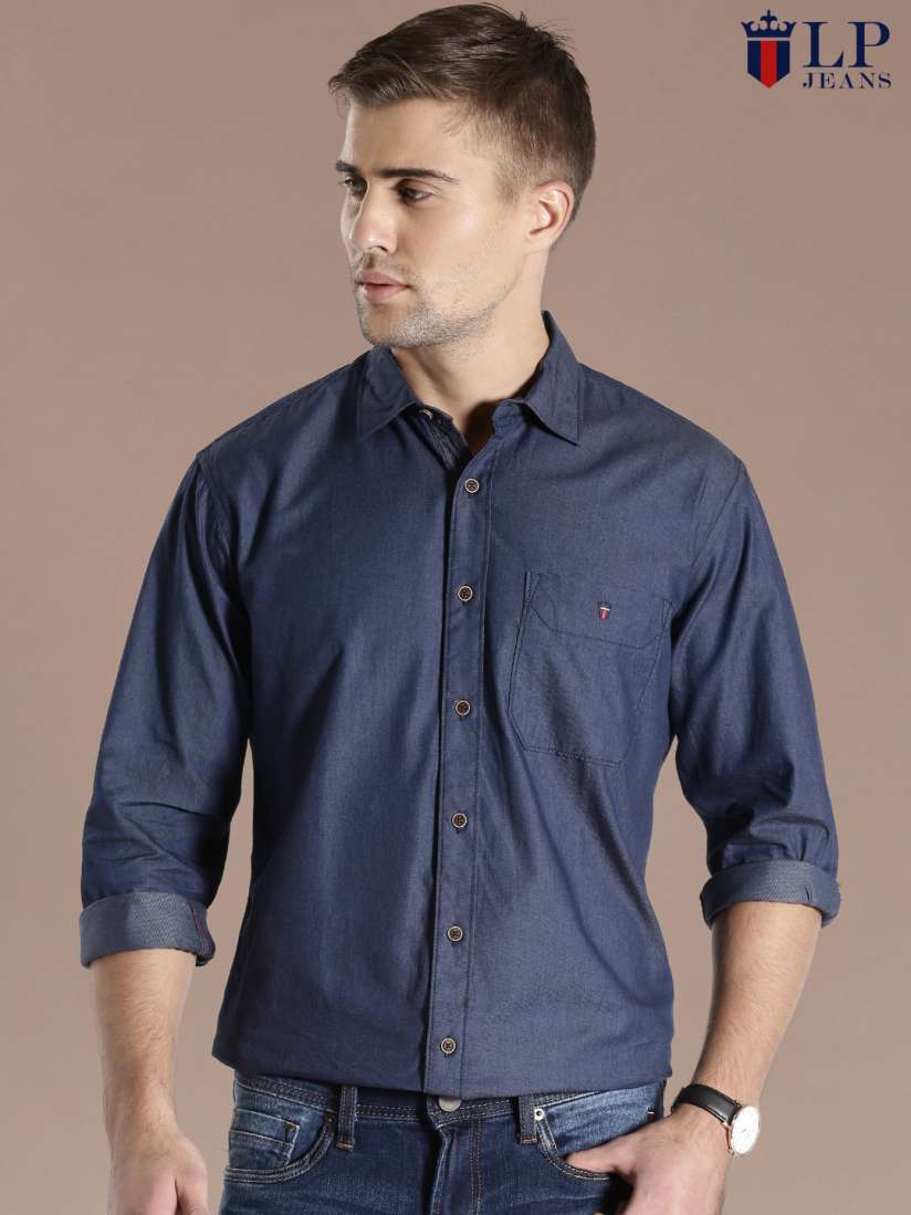 Lp denim shirts top