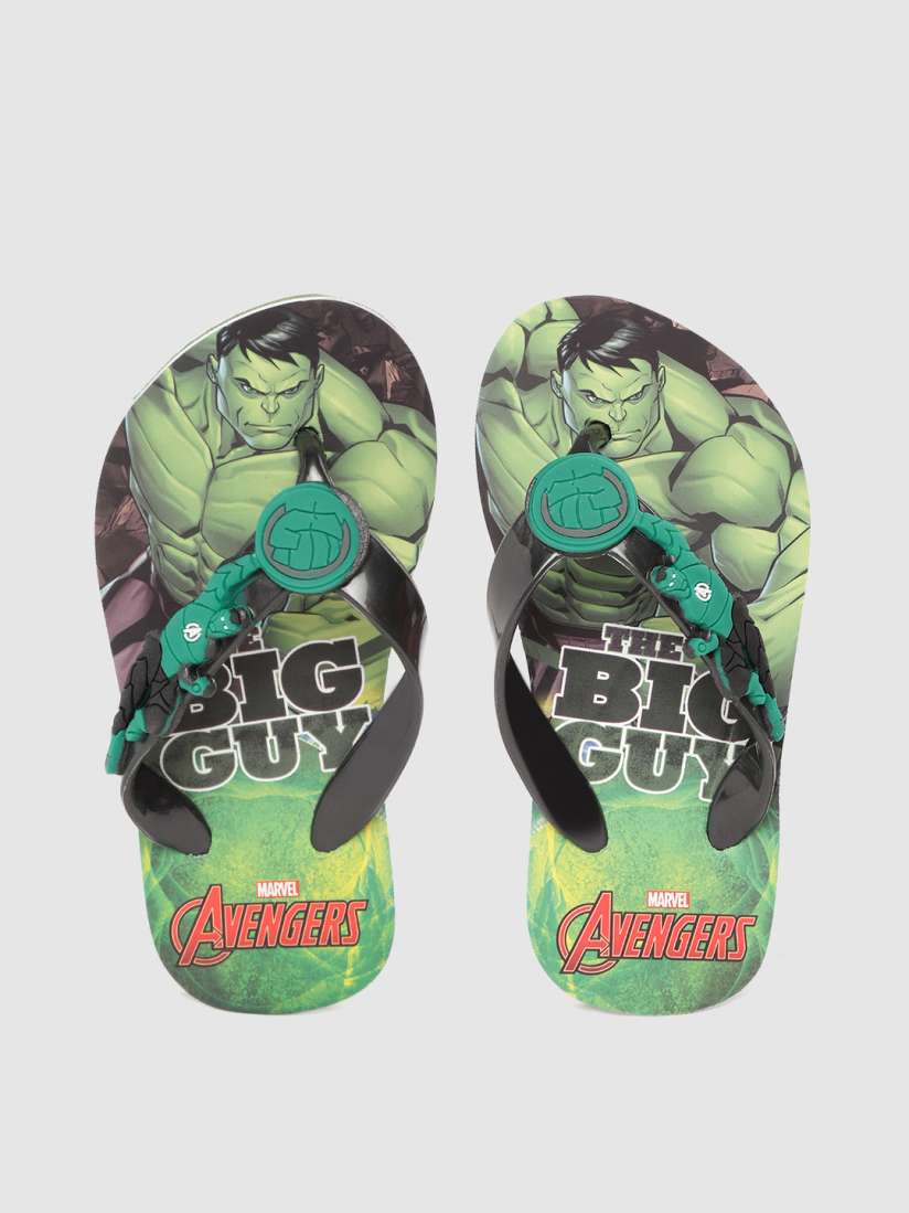 Hulk flip flops top
