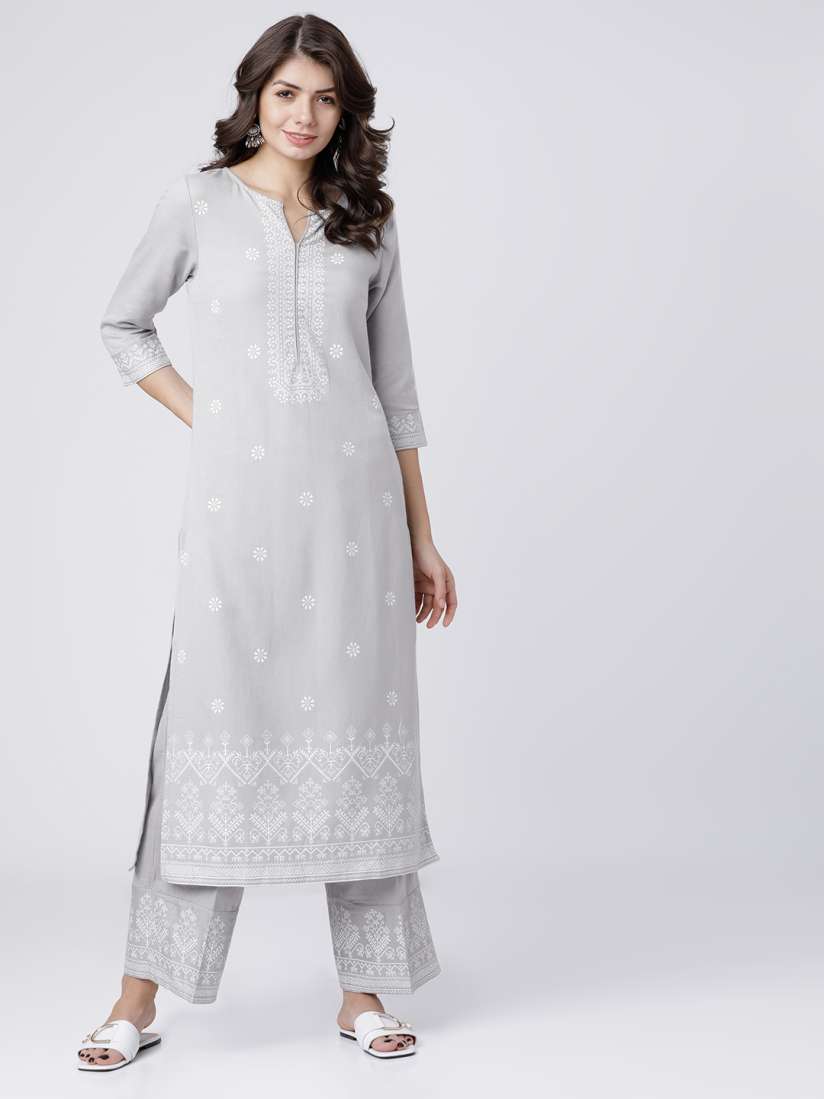 Vishudh kurta palazzo sets myntra 2025