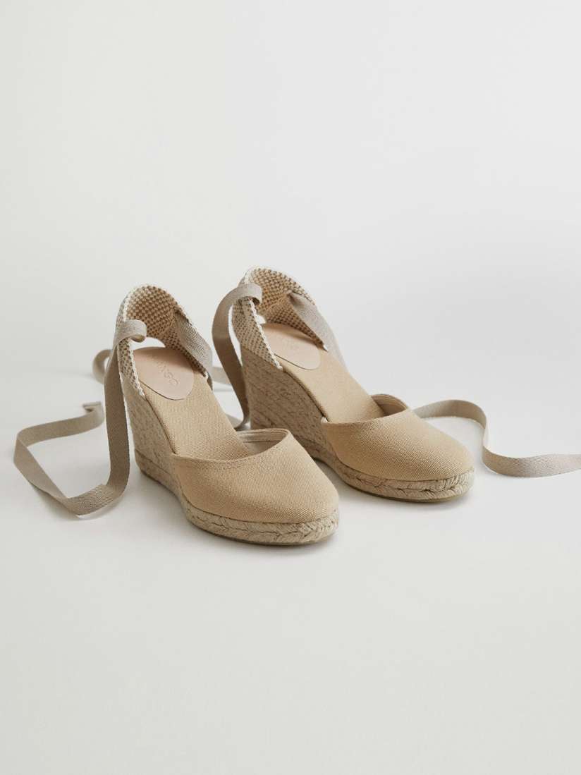 Mango pumps beige deals