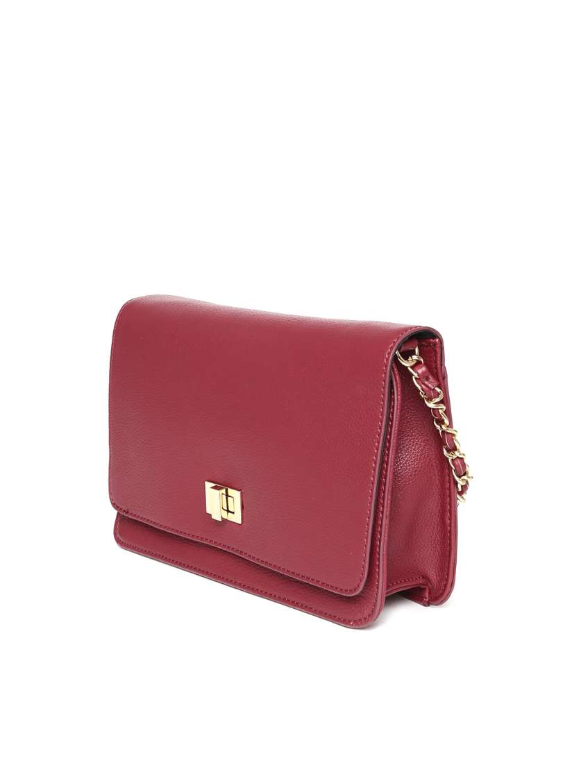 Buy FOREVER 21 Red Textured Sling Bag Handbags for Women 1394641 Myntra