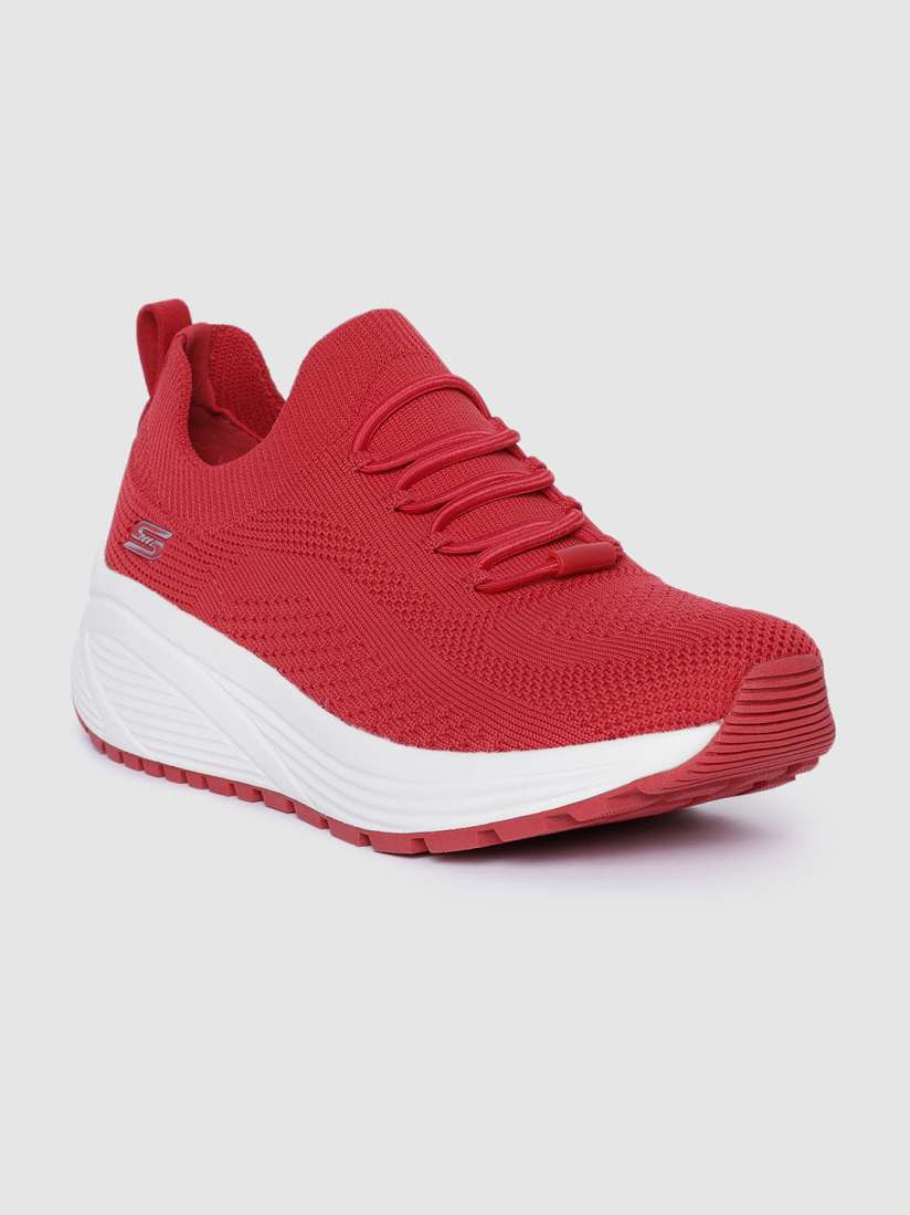 Ladies skechers red discount