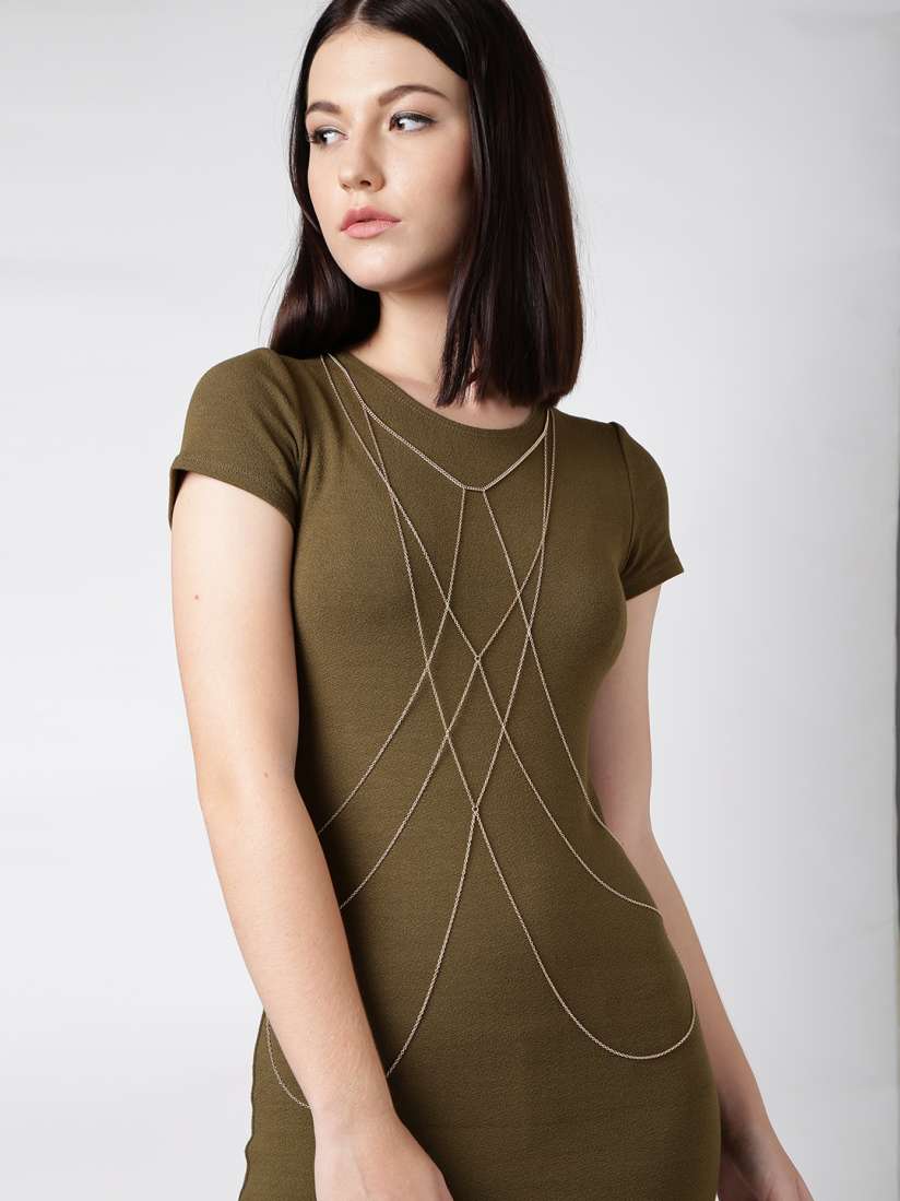 Buy New Look Gold Toned Body Chain Necklace and Chains for Women 1398697 Myntra