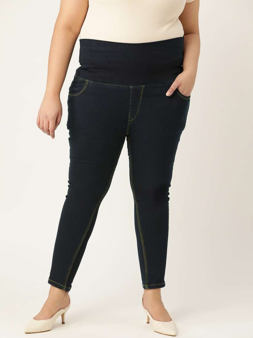 Plus size jeggings high waist shop