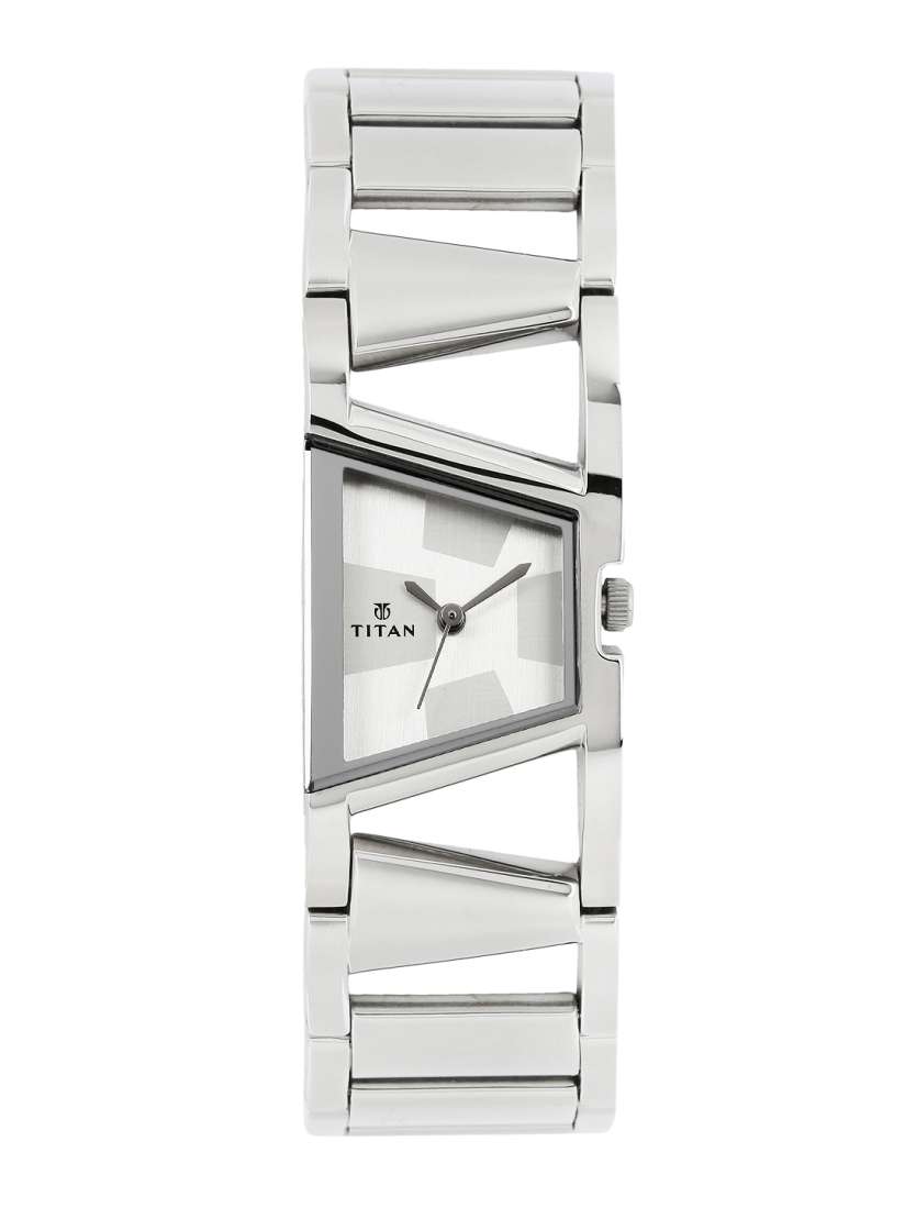 Buy Titan Women Silver Toned Dial Watch NH2486SM01 Watches for Women 1399698 Myntra