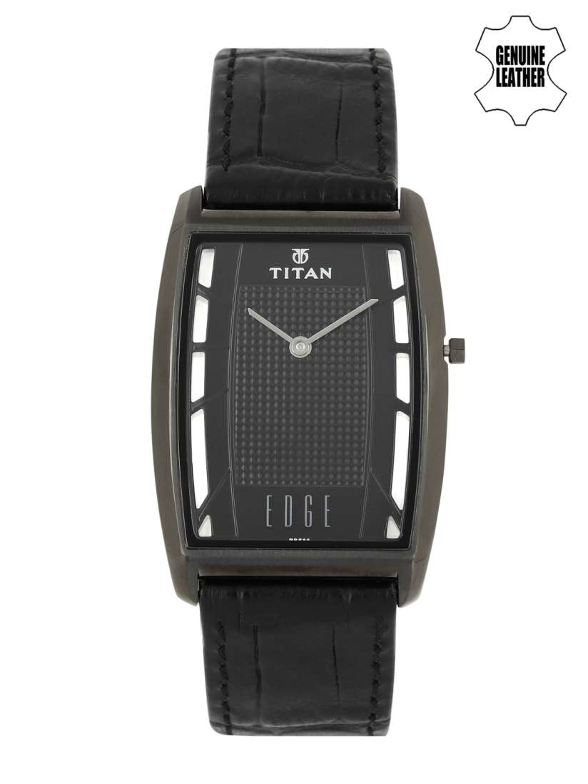 Buy Titan Edge Men Black Dial Watch NE1575QL01 Watches for Men 1399789 Myntra