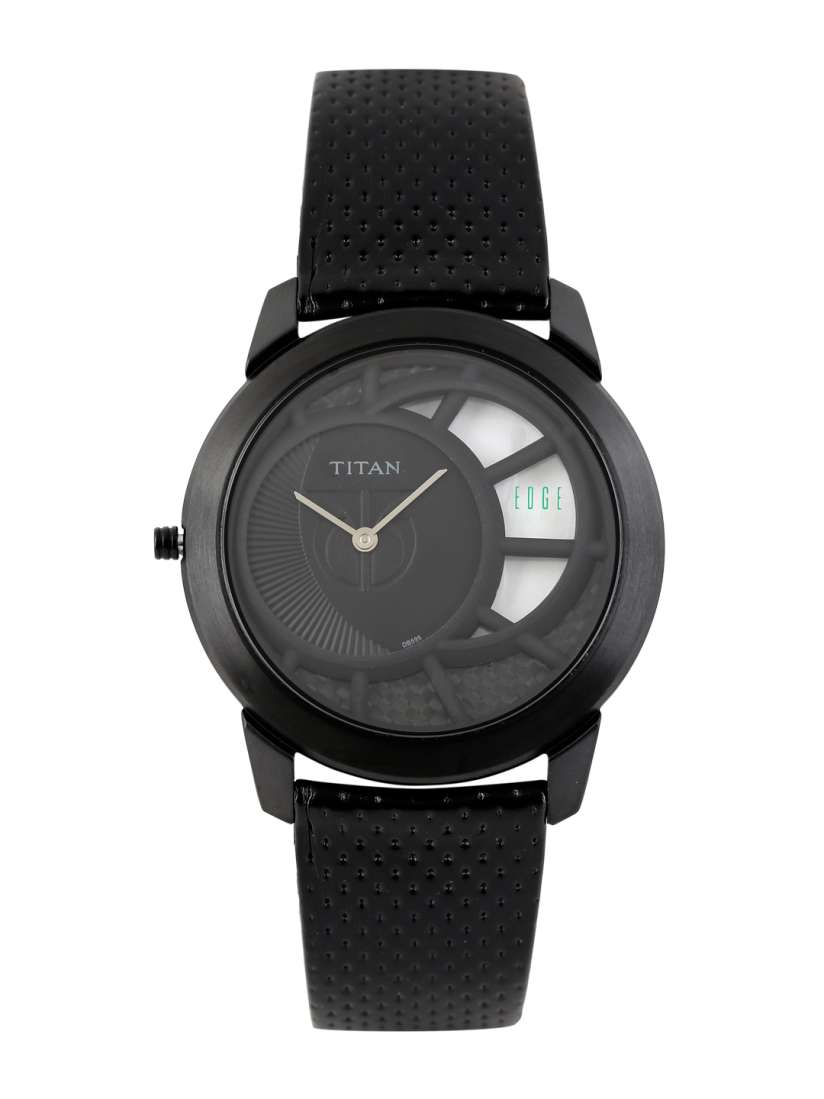 Buy Titan Edge Men Black Dial Watch ND1576NL02A Watches for Men 1399792 Myntra