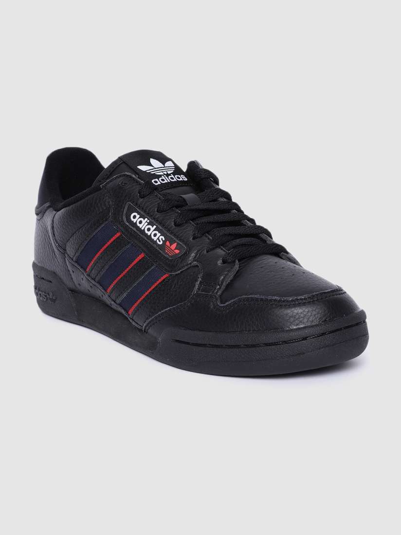 Buy ADIDAS Originals Men Black CONTINENTAL 80 STRIPES Sneakers Casual Shoes for Men 13998442 Myntra