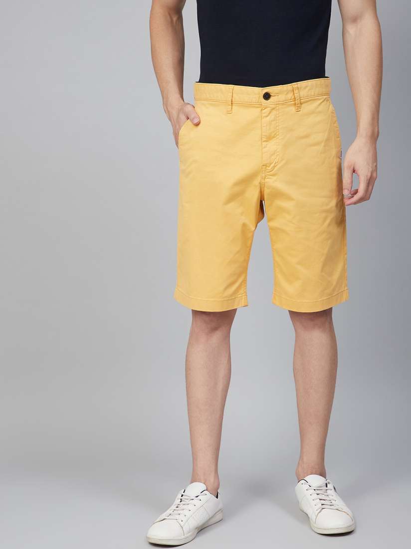 Yellow tommy hilfiger shorts online