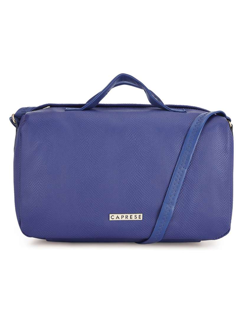 Caprese blue solid handheld bag hotsell