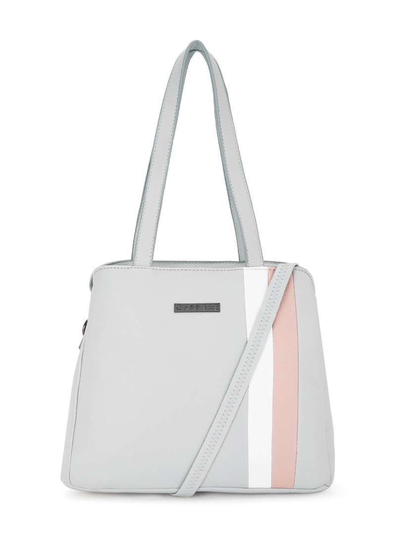 Caprese grey solid handheld bag best sale
