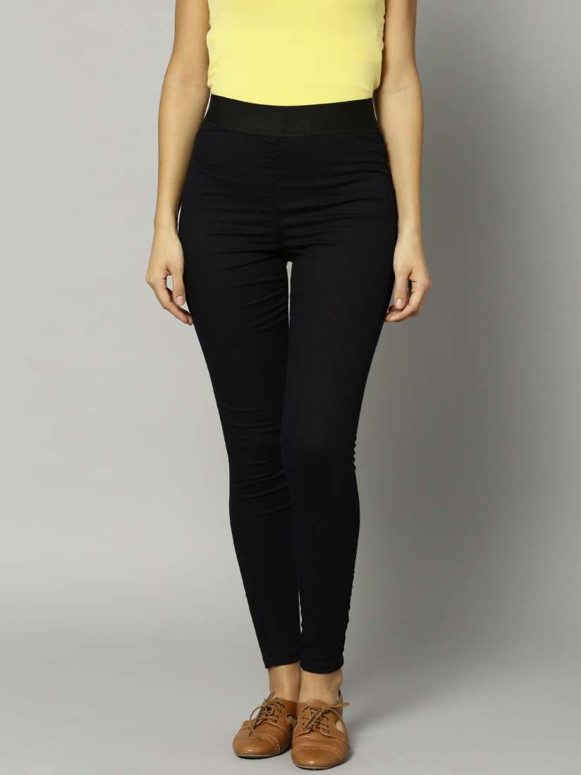 Buy Marks Spencer Navy Super Skinny Jeggings Jeggings for Women 1404230 Myntra