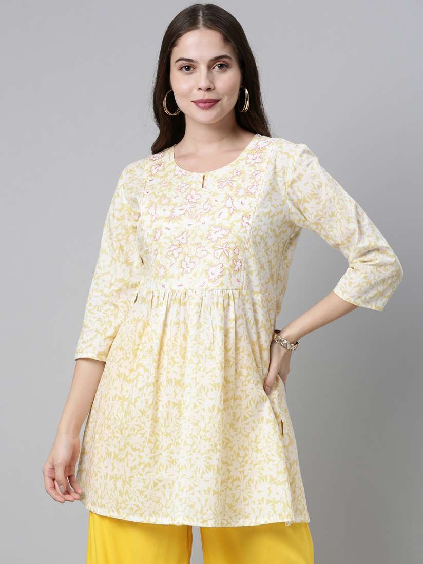 White kurtis on myntra outlet